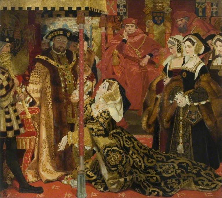 惨死的五位英国王后：画笔下的亨利八世与六位妻子