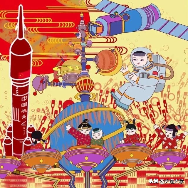 大连大学美术学院学生作品入选“第十三届全国美术作品展览”