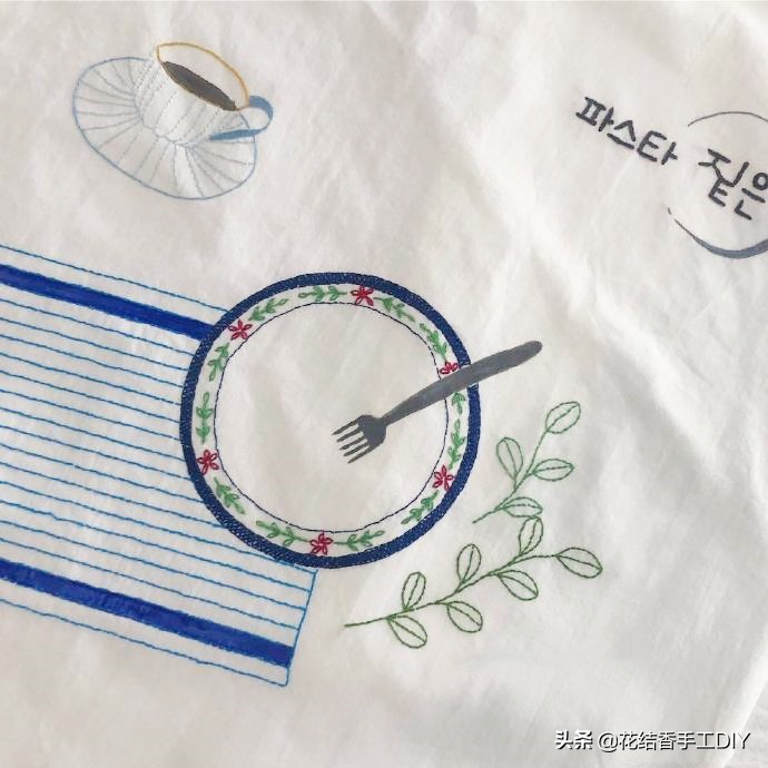 刺绣简单又好看教程,刺绣的绣法简单幼儿