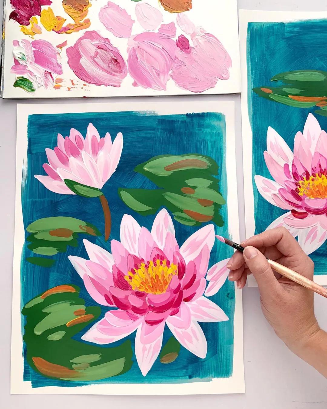 丙烯平涂的正确方法图解,丙烯大面积平涂墙面技巧