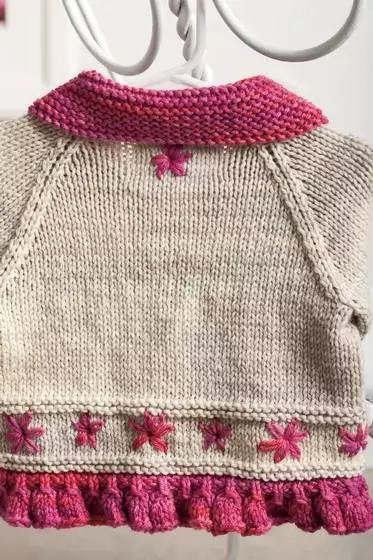 宝宝毛衣绣鱼图案,宝宝毛衣绣花朵图案