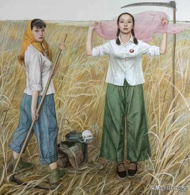 诗中有画的油画作品,油画人物写实油画