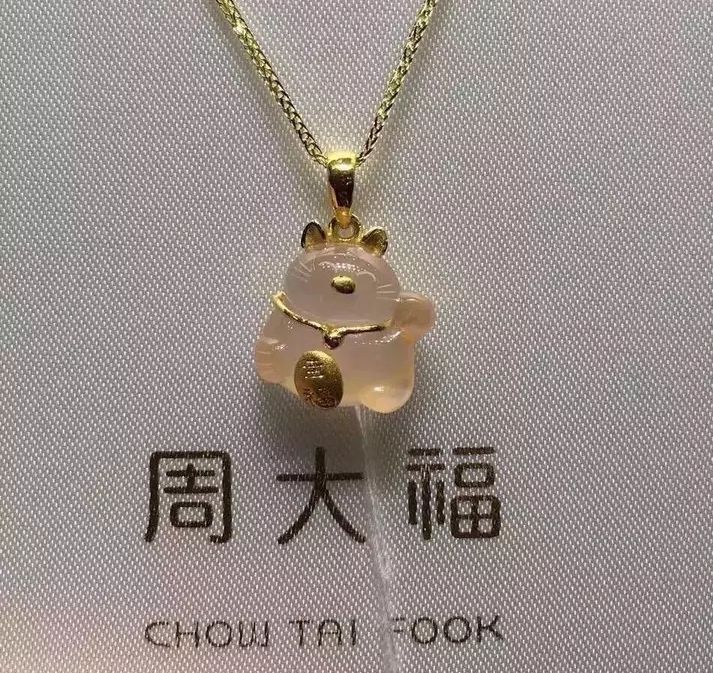 周大福的招财猫多少钱,韩国周大福招财猫