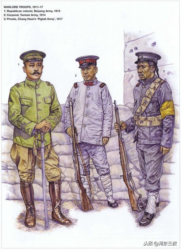 军阀混战的装备,军阀服装穿戴
