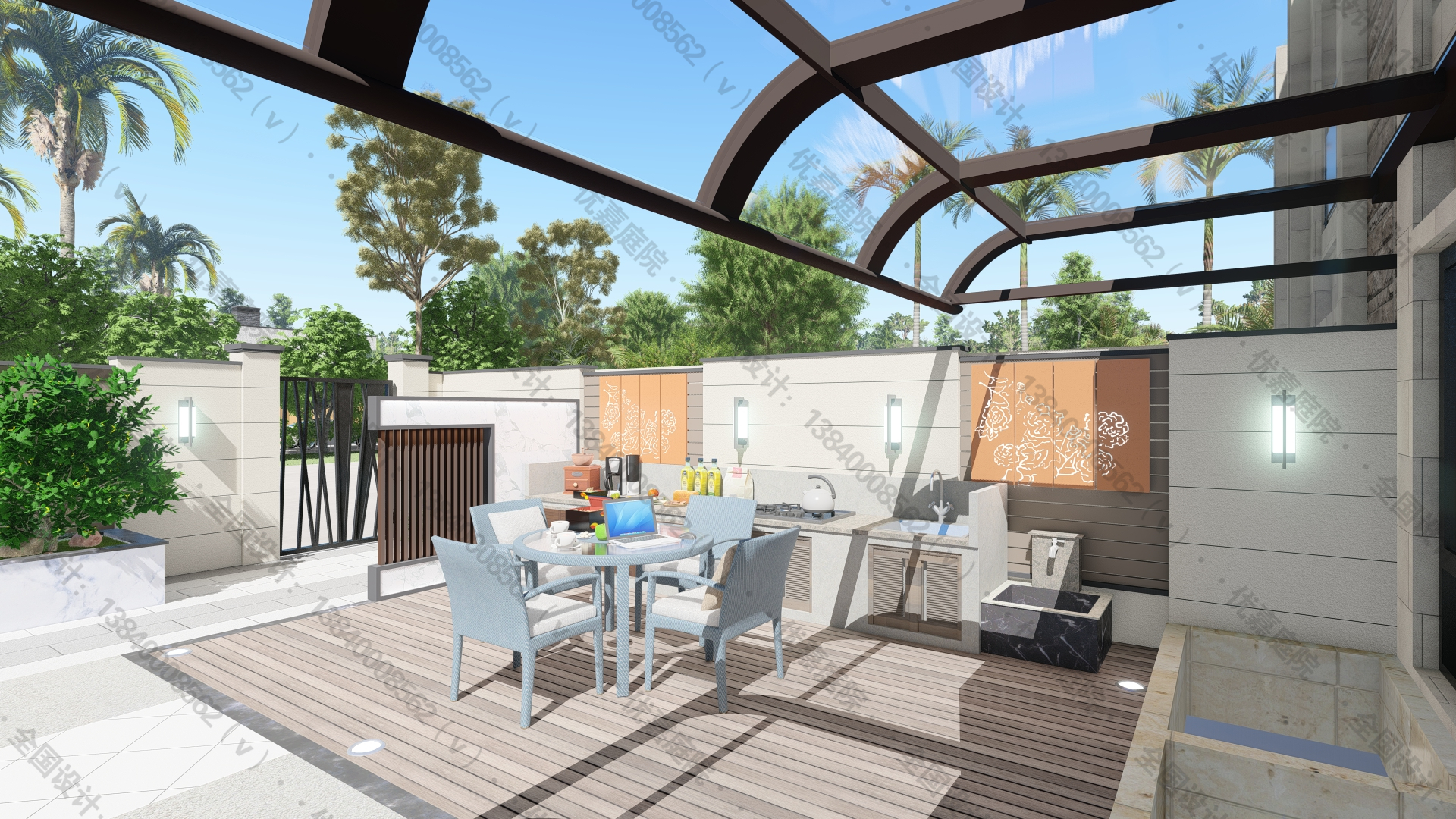 小院子如何设计合理,院子顶部私密性设计