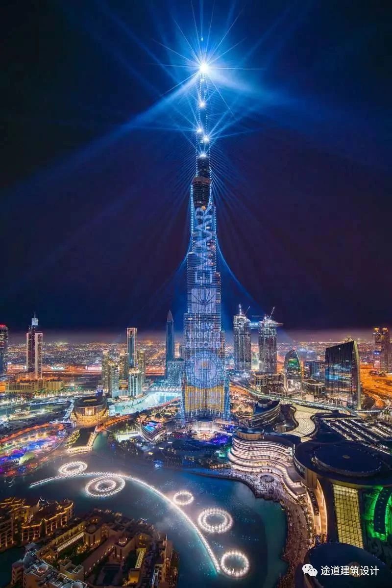 迪拜塔高828米是世界上最高的建筑,世界第一高楼迪拜哈法塔