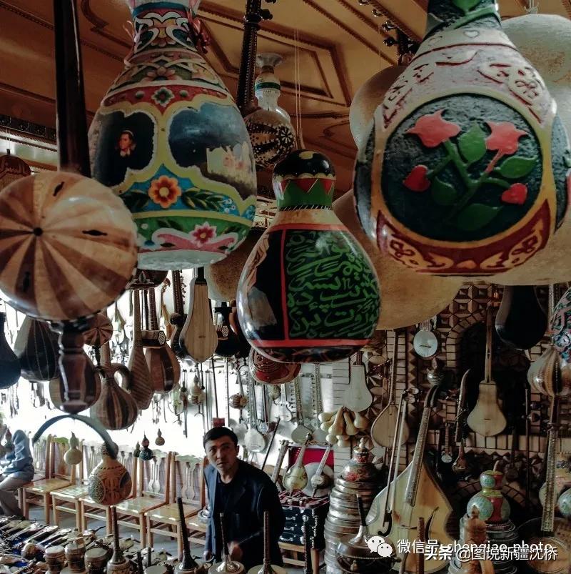 维吾尔族葫芦艺术品摆件,葫芦变身艺术品