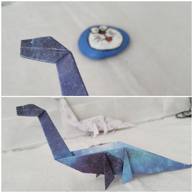 可爱的折纸小恐龙图解教程