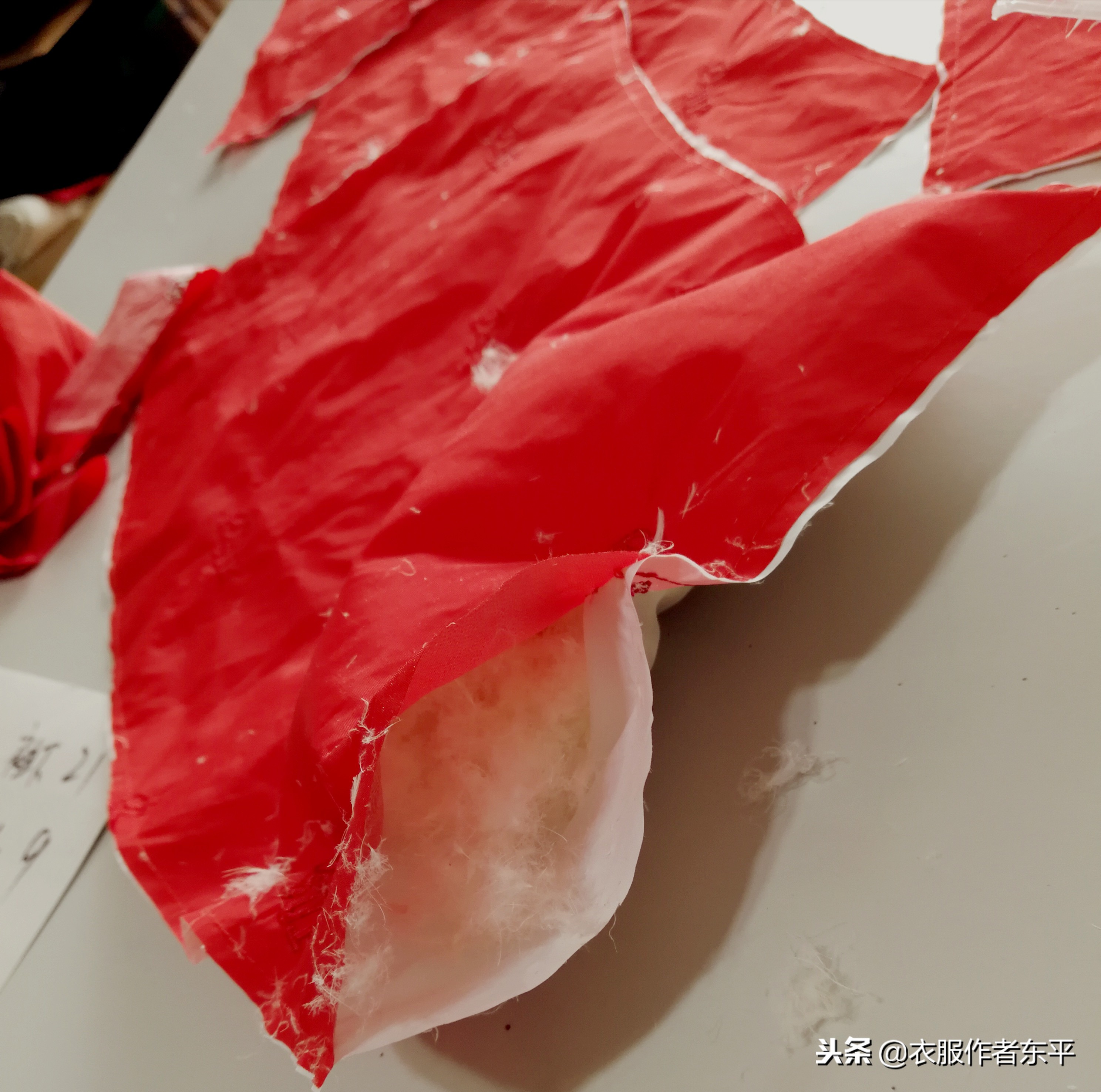 女士短款羽绒服裁剪和制作教程,儿童圣诞节棉服裁剪图