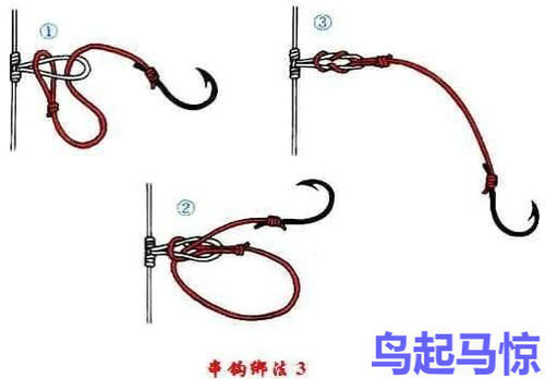 串钩绑法钓鱼技巧教程,串钩的绑法及串钩钓鱼技巧视频