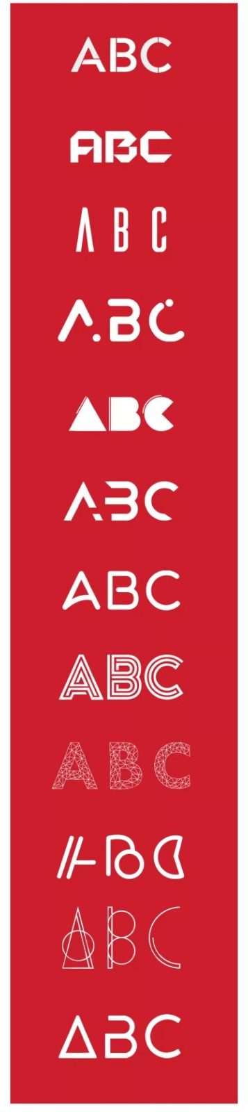 有创意的英文字体,55个英文字母创意字体设计欣赏