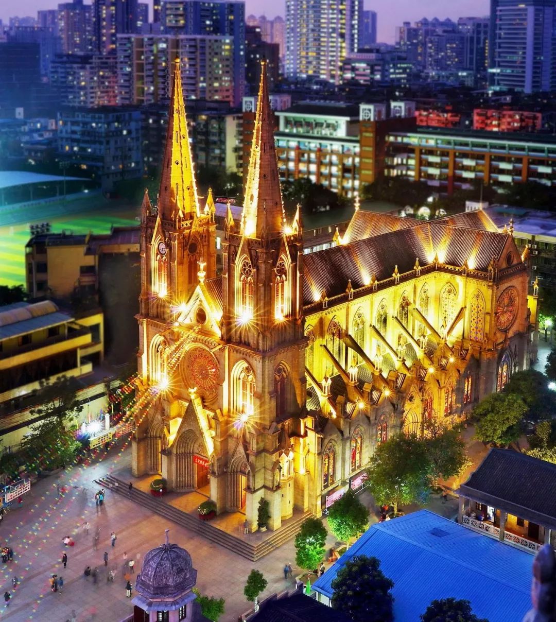 广州最宏伟的基督教堂,广州最出名的天主教堂