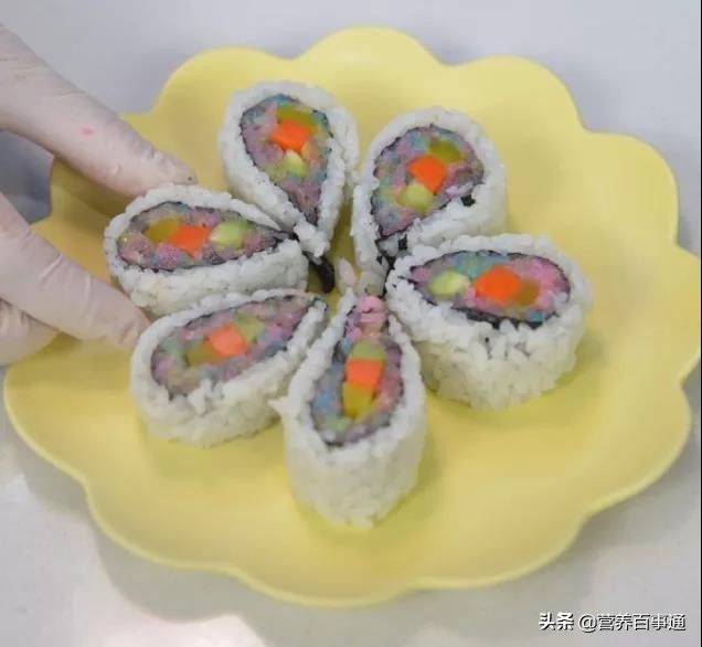 简单易做的樱花寿司，好看好吃更好学，孩子们秋游都抢着吃