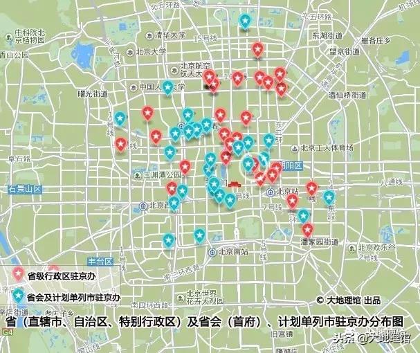 最真实的北京地图,中国地图中的北京