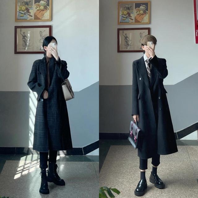 经典黑色大衣怎样搭,黑色大衣的各种穿搭介绍