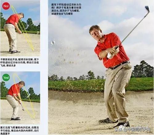在沙坑里球杆可以落地吗,沙坑打出高抛球技巧