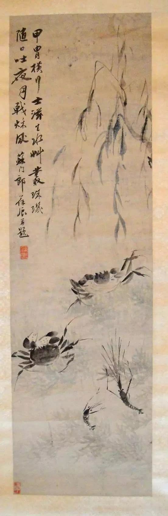 名家笔下的螃蟹诱人极了,中国名家笔下的螃蟹