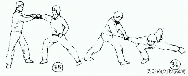 拿腕内收的四种技法