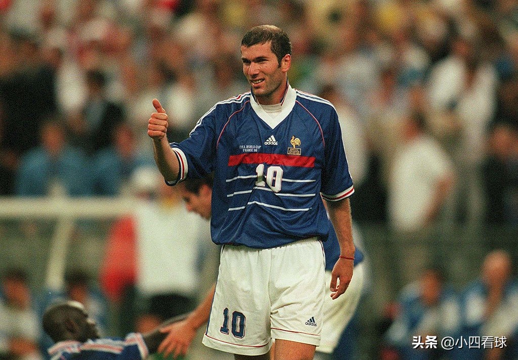 齐达内10号球衣,齐达内穿10号球衣