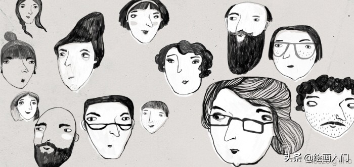 关于《童年》的插画作品,童年我和姥姥手绘插画