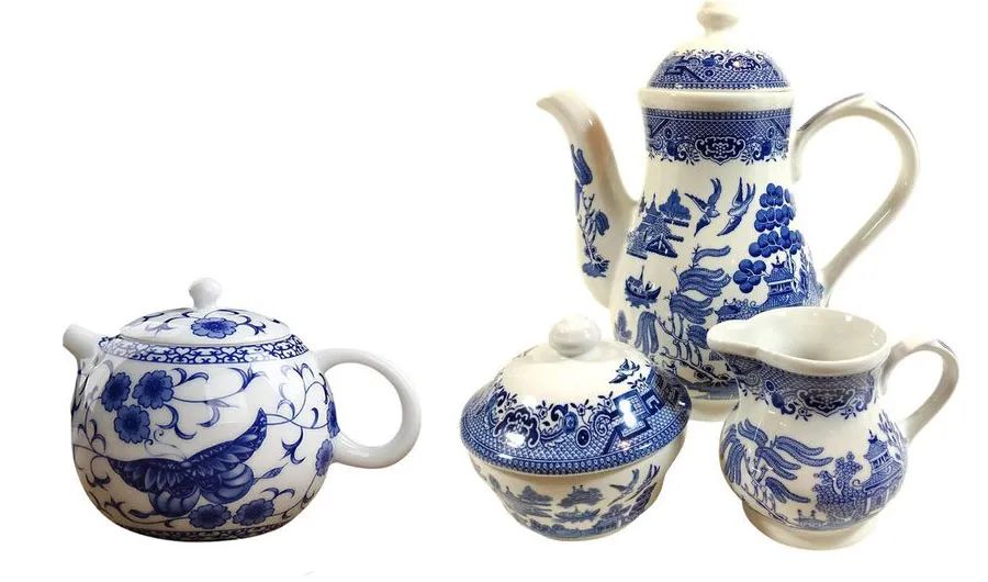 青花瓷小学生创意画,青花瓷简笔画儿童画最简单