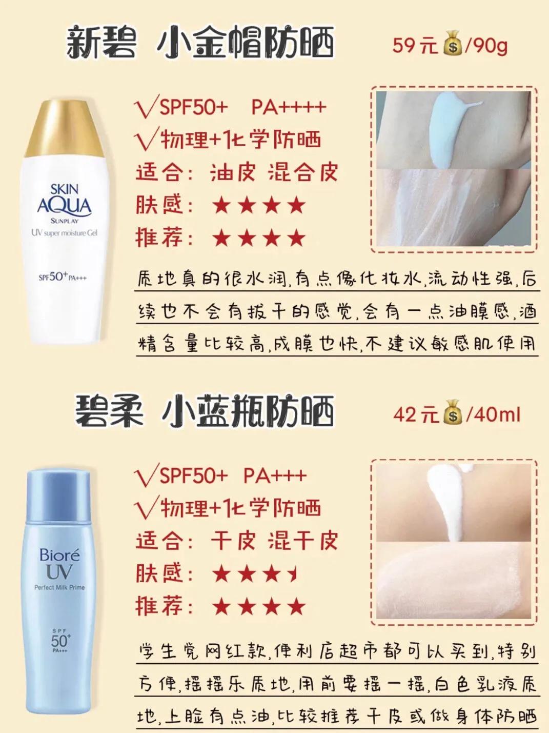 防晒霜推荐学生党平价遮瑕,10款平价防晒霜测评分享