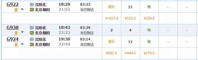 北京到沈阳最快需几小时,沈阳至北京z158票价