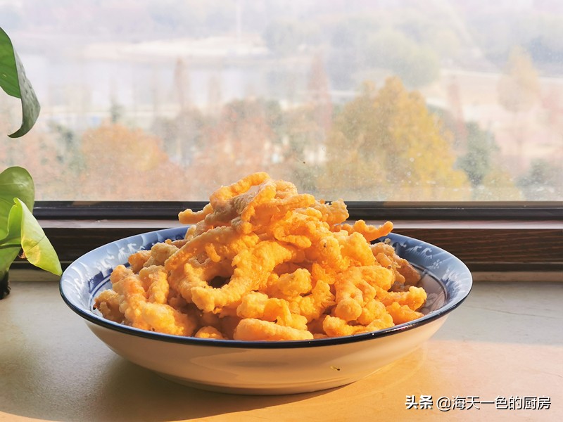 炸小虾外酥里嫩,大厨干炸大虾酥脆