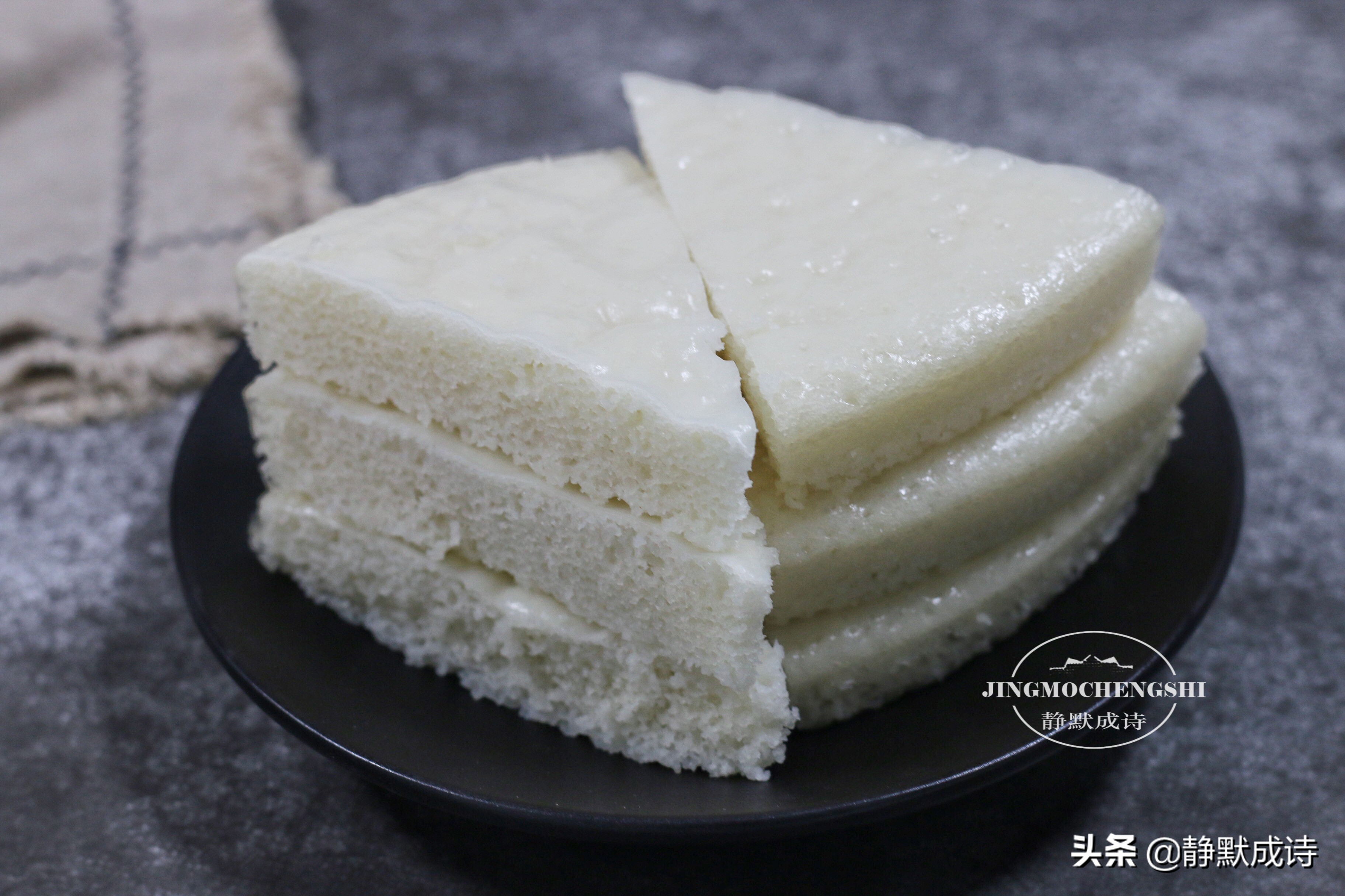 蓬松暄软米发糕做法,米发糕怎么做又松又软最简单