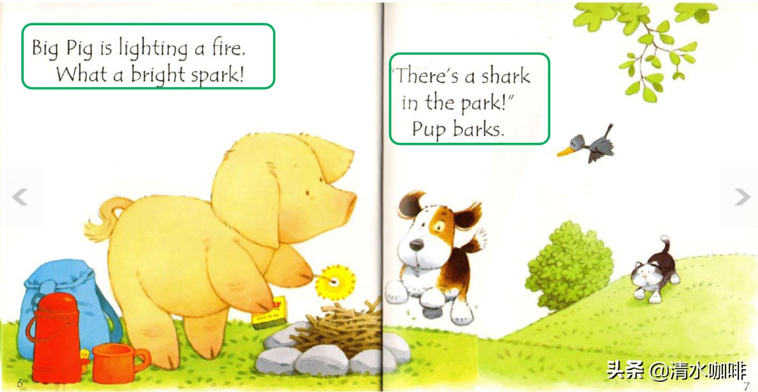 fishing自然拼读,1-2岁鲨鱼乐于助人的绘本故事