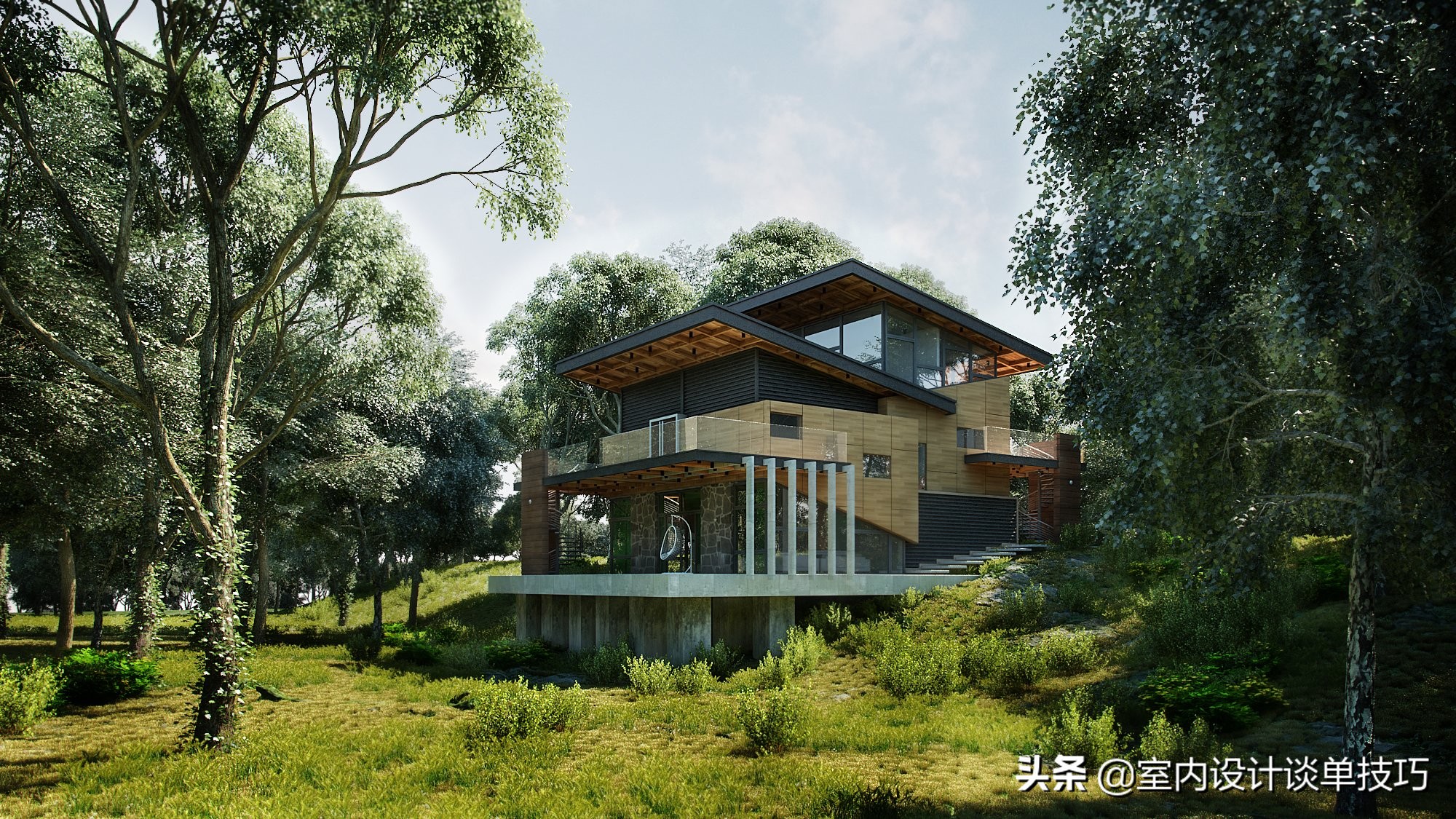 室外图没氛围？两个通用灯光技巧，马来西亚CG艺术家都在用