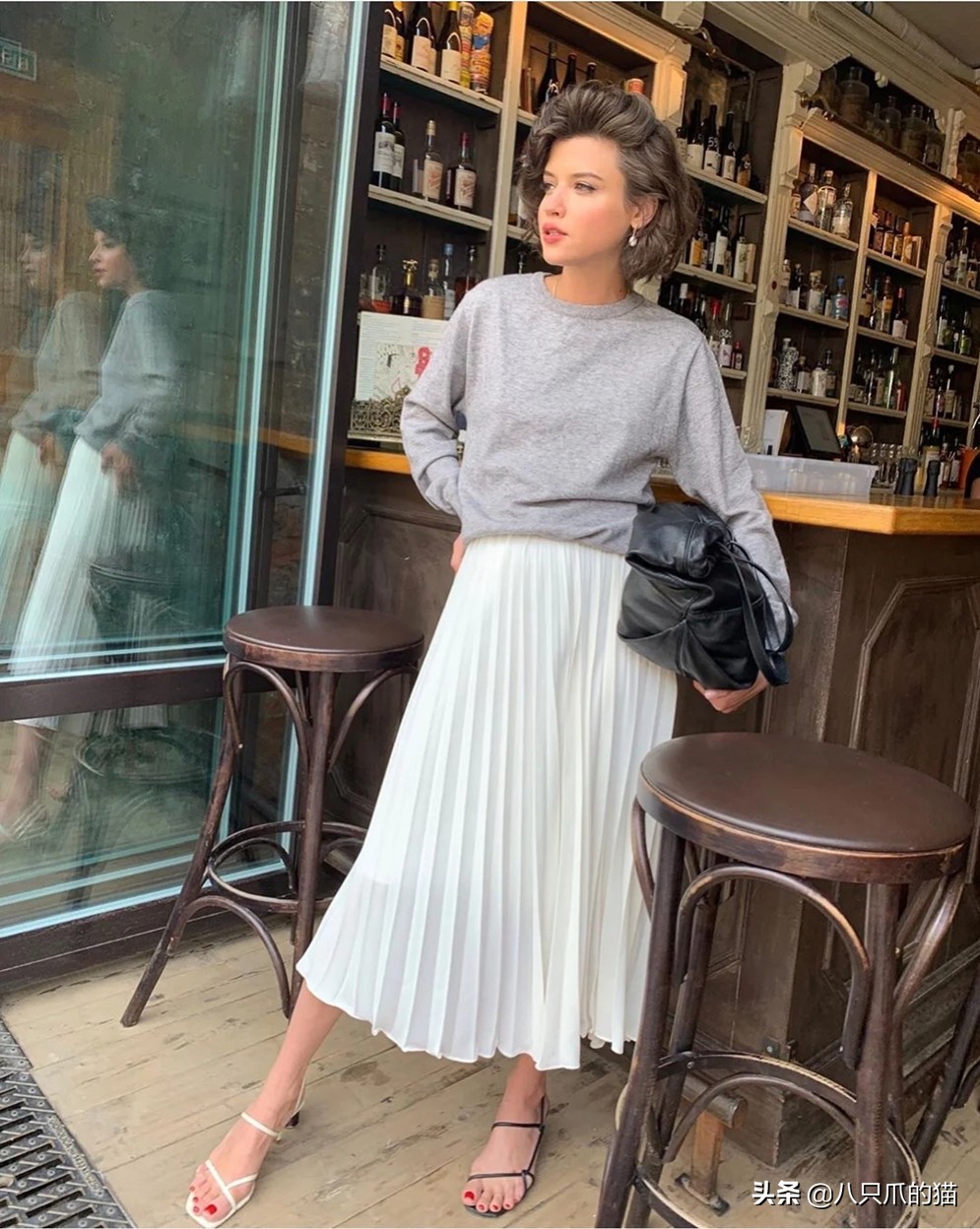 潮流穿搭鸳鸯鞋,鸳鸯鞋一黑一白穿搭