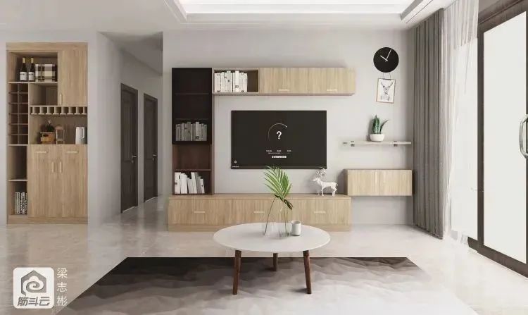 好看的客餐厅效果图,60平方客餐厅一体装修效果图大全