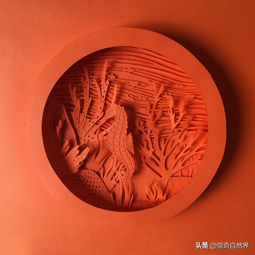 用超长的纸做艺术品超简单,纸制彩色艺术品