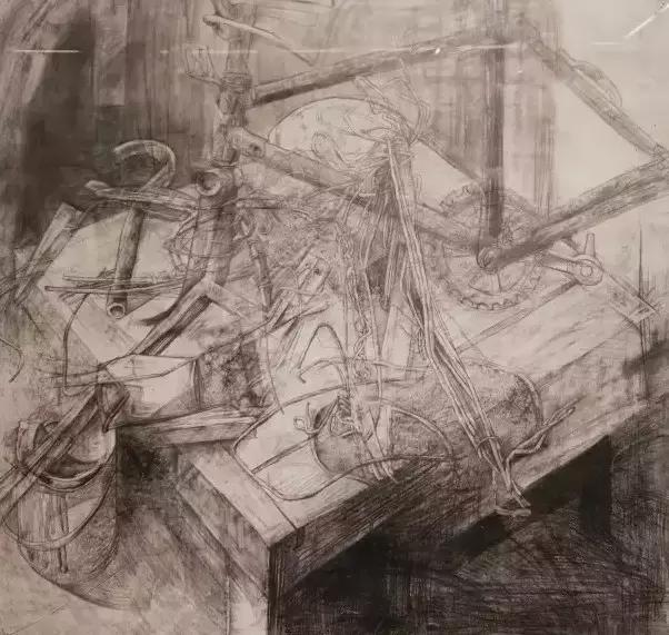 全国素描比赛第一名,九大美院素描欣赏