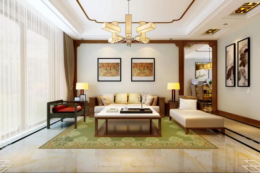 地矿家园户型效果图,新中式案例实景视频