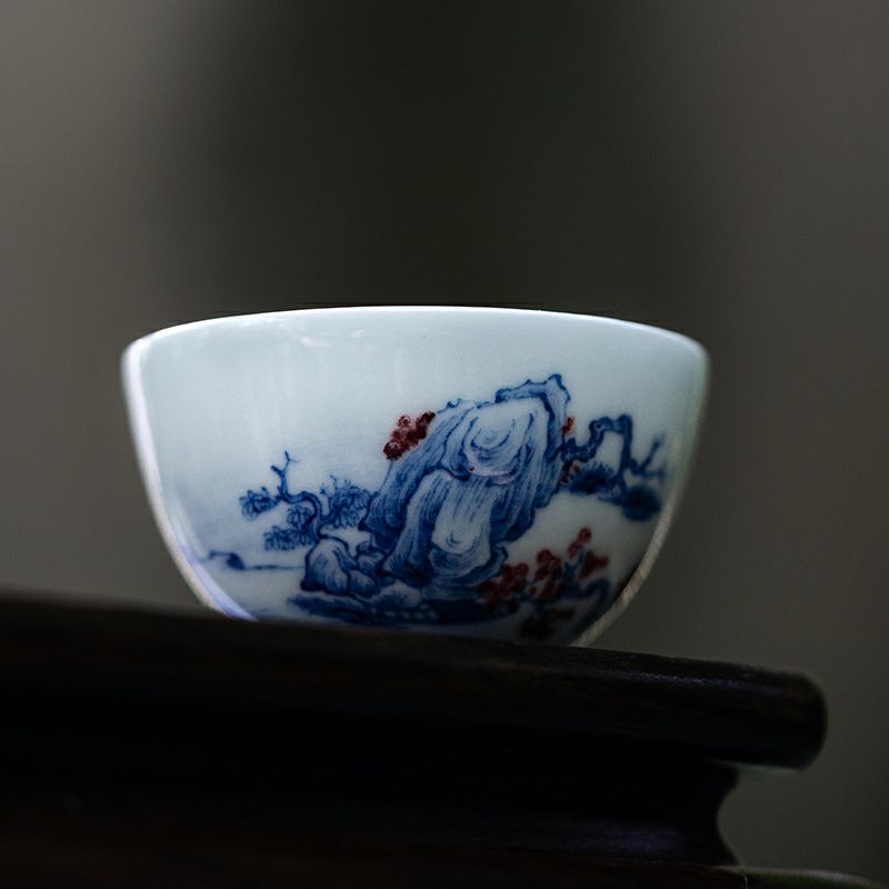 将青春赋予青花釉里红的学院派---沐月山房易江力