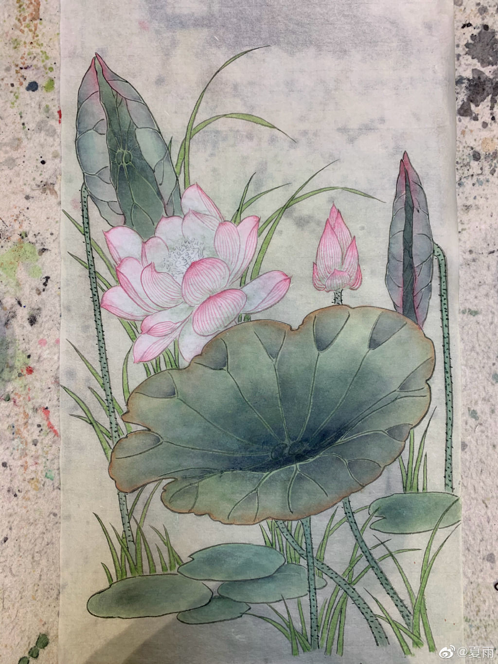 影帝夏雨书法真迹,演员夏雨晒书法作品