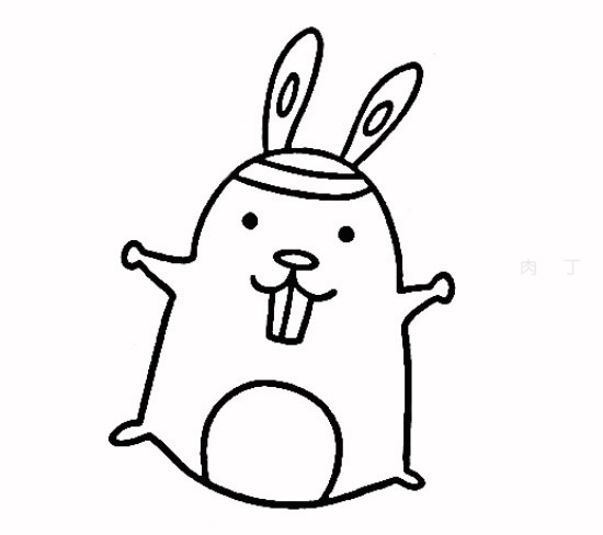 兔子最简单又好看简笔画,兔子简笔画怎么画最简单最漂亮
