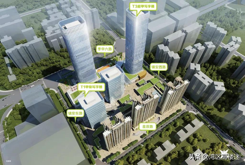 佛山禅城绿地中心,禅城绿地中心高度