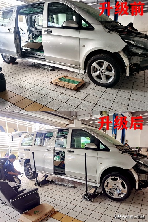 奔驰威霆轮胎升级,威霆升级轮毂案例