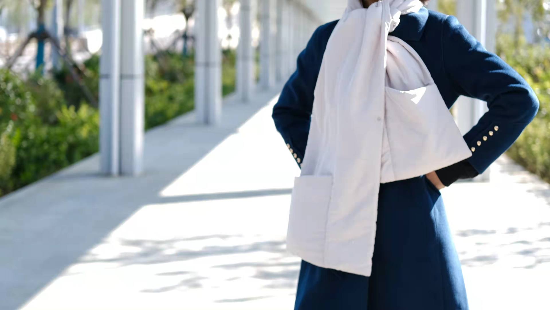 围巾加热围巾冬日必备,这个冬天不再冷了有了小棉袄