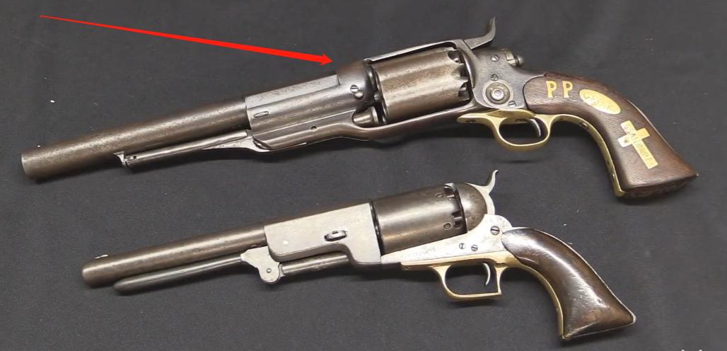 威力巨大特制的手枪,沃克型转轮式手枪