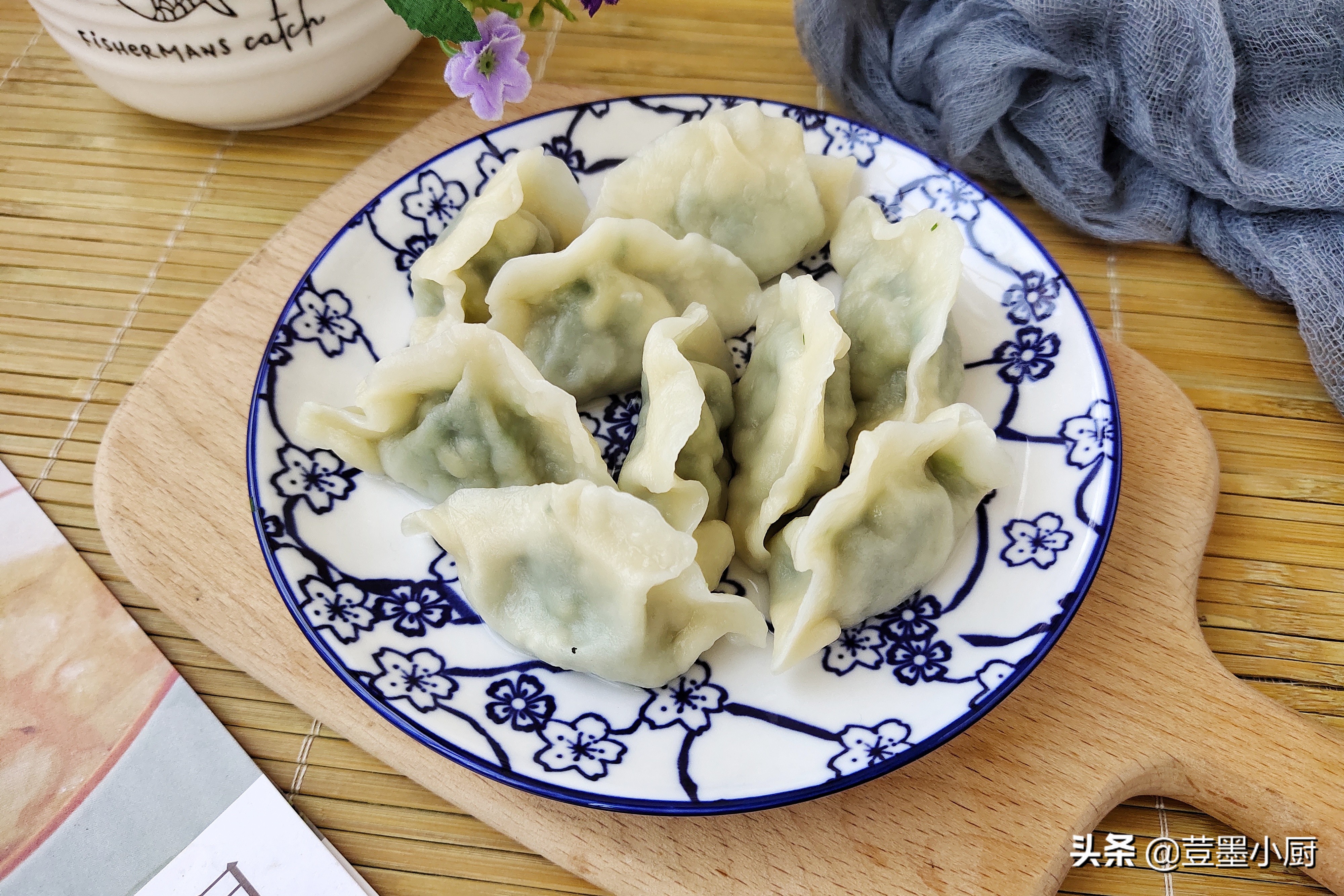 五月吃啥饺子馅最好,春天多吃这素馅饺子