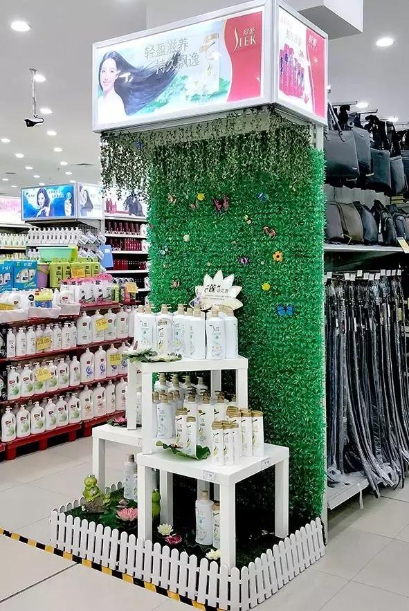 超市春游踏青创意陈列,超市创意陈列欣赏