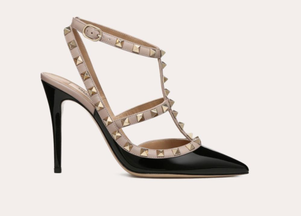 valentino金属铆钉高跟鞋,valentino铆钉高跟鞋价格