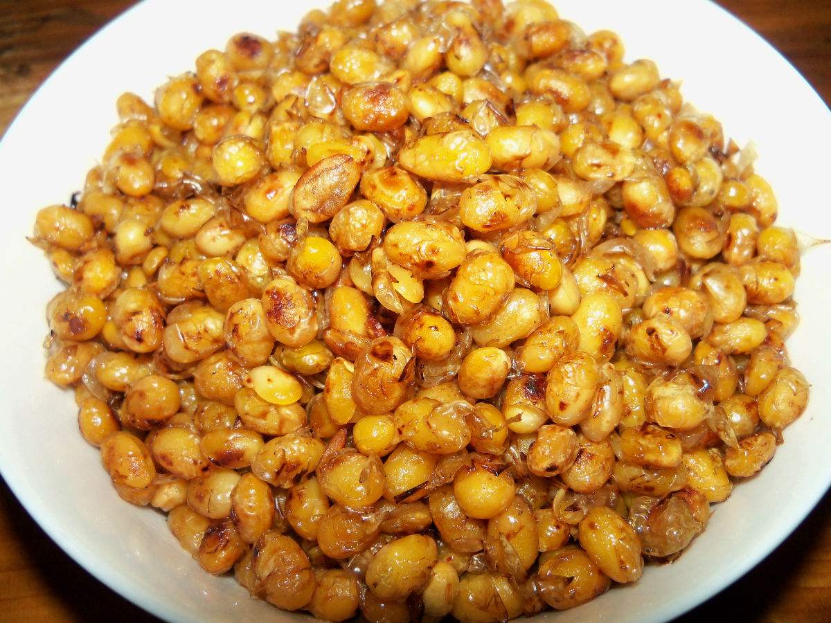 黄豆怎么炸得膨大脆酥而不黄,炸黄豆的小技巧