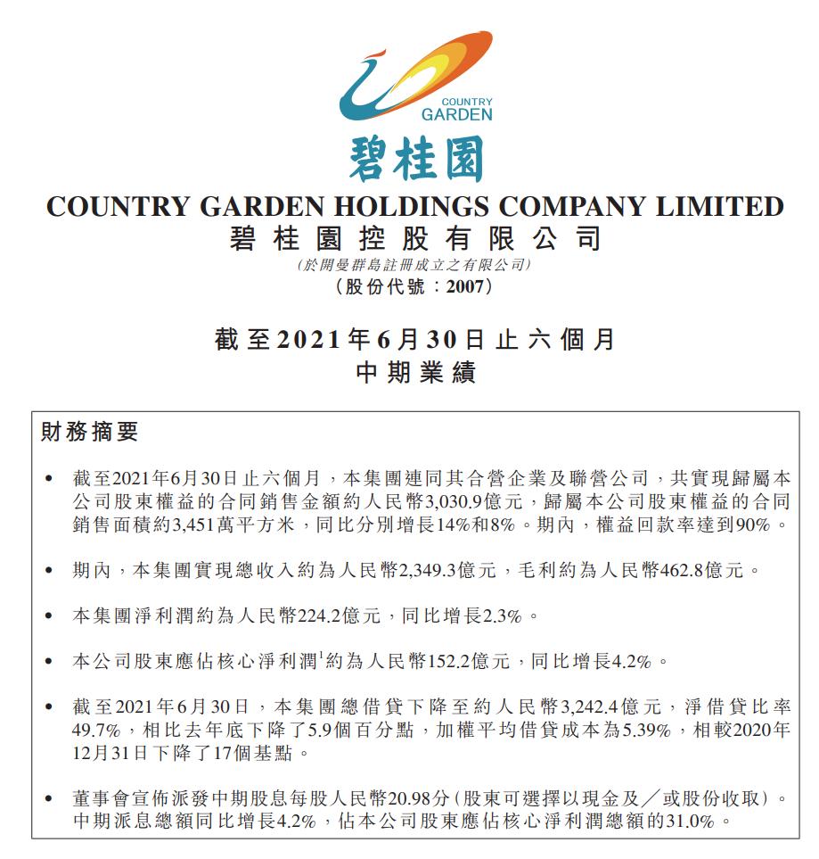 碧桂园稳健大品牌,稳健型开发商碧桂园