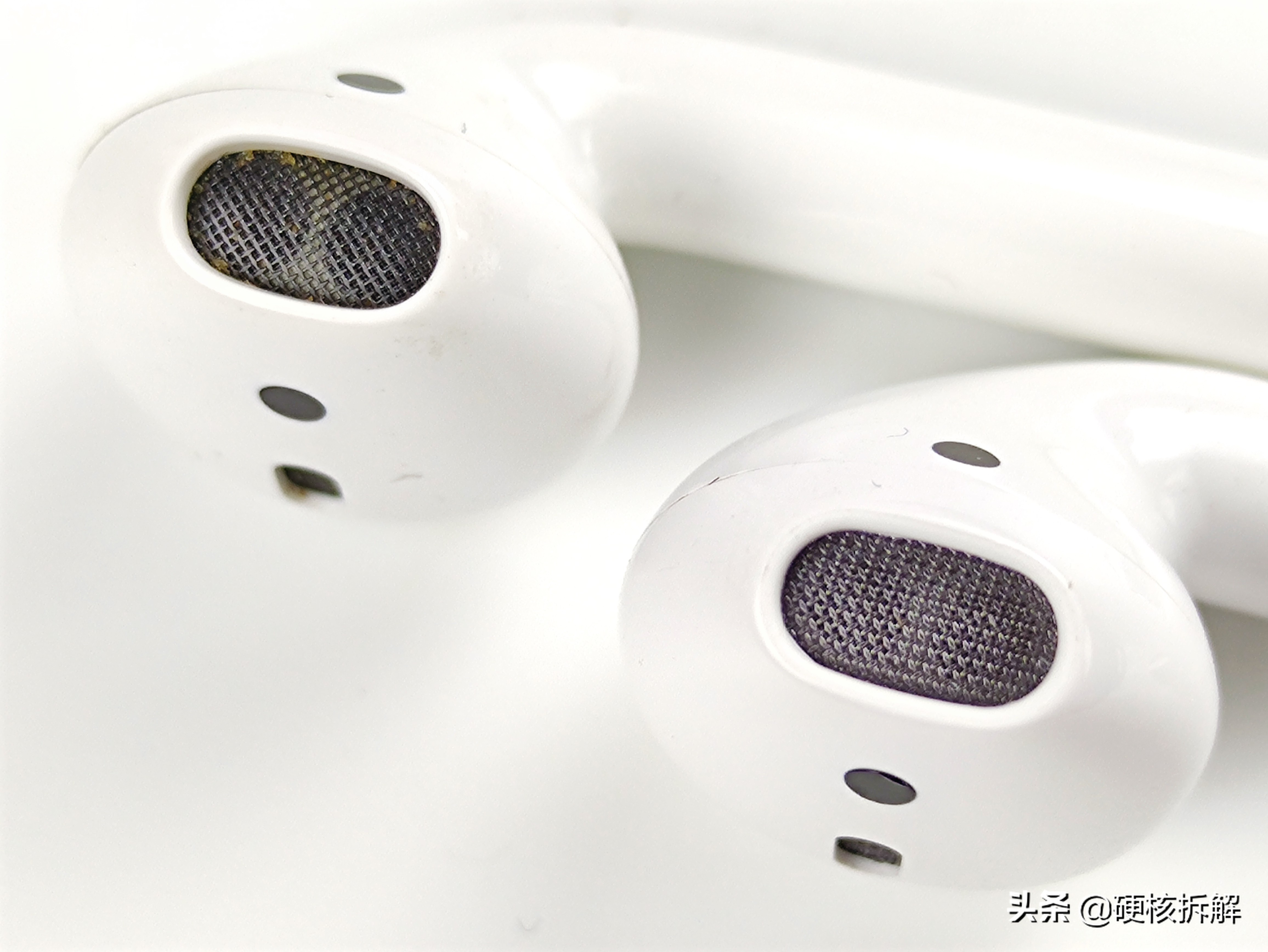 拆解苹果airpods和华强北airpods,拆解airpods耳机喇叭
