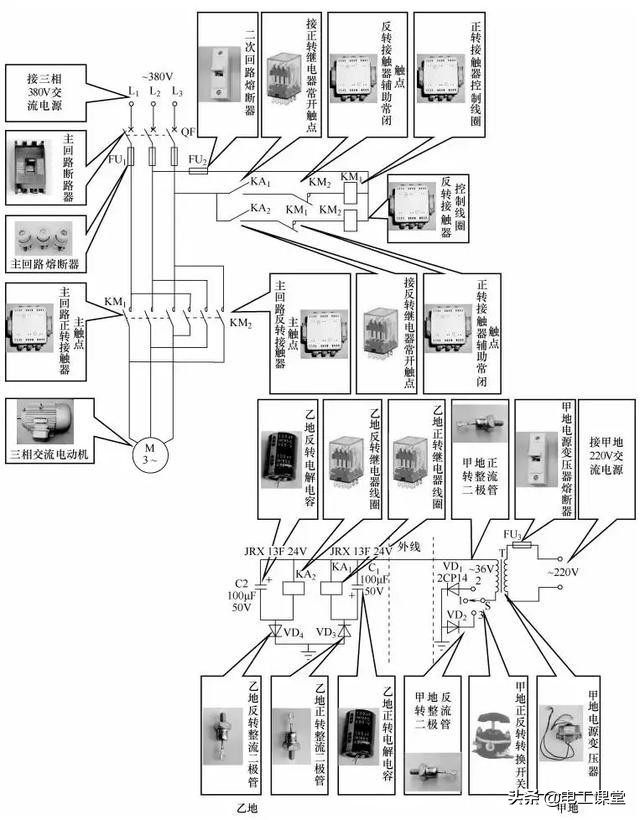 电工接线电路图大全图讲解,电工接线电路图大全实操